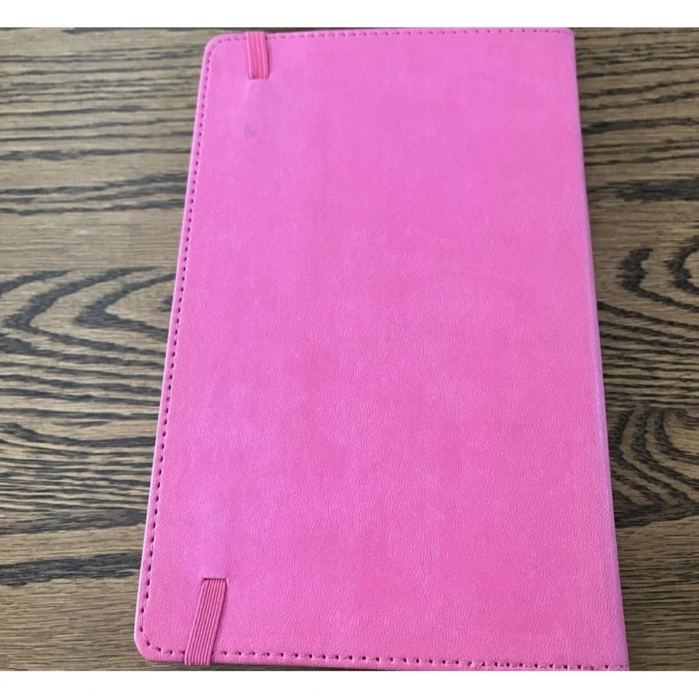 Express Yourself Journal Diary‎ Bright Barbie Pink Polka Dot Inside Cover Lined